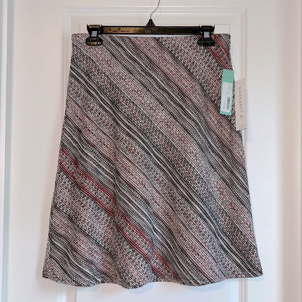 ⚡️ 3 for $30 ⚡️ Margaret M Christabel Marled Flare Skirt, NWT